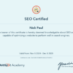 SEO Certificate